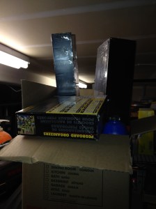 We keep moving this box of unopened organizers because we don't have anything to put in them.